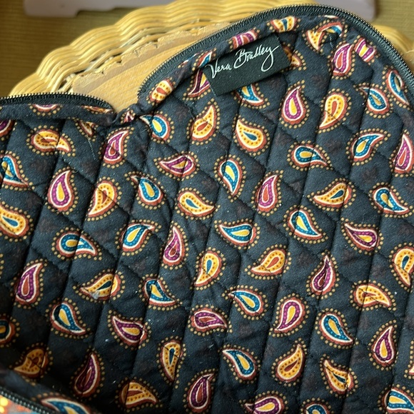 Vera Bradley Vintage Zippered Storage Bag, Kensington Pattern, Approx 12” x 5” - Picture 6 of 7